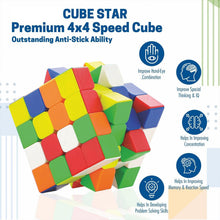 Small 4×4×4 High Speed Stickerless Magic Cube Puzzle Toy for Kids and Adults