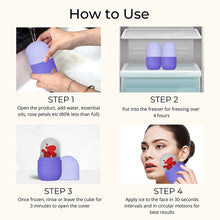 Beauty Ice Roller for Face & Eye Massage (Reusable, Purple / Without Box)
