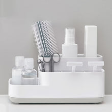 Plastic Multipurpose 5 Compartment Bathroom Desk Organizer Holder (1 Pc)