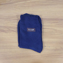 Navy Blue Casual Daily Wear Socks (1 Pair)